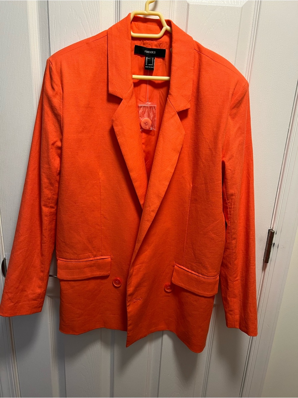 Forever 21 Coral-Red Blazer